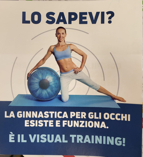 Presentazione del sistema di ginnastica per gli occhi Visual Training